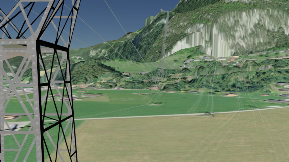 Enlarged view: ETH Zurich 3D Decision Support Syste (3D DSS): Transmission Tower